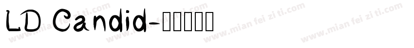 LD Candid字体转换